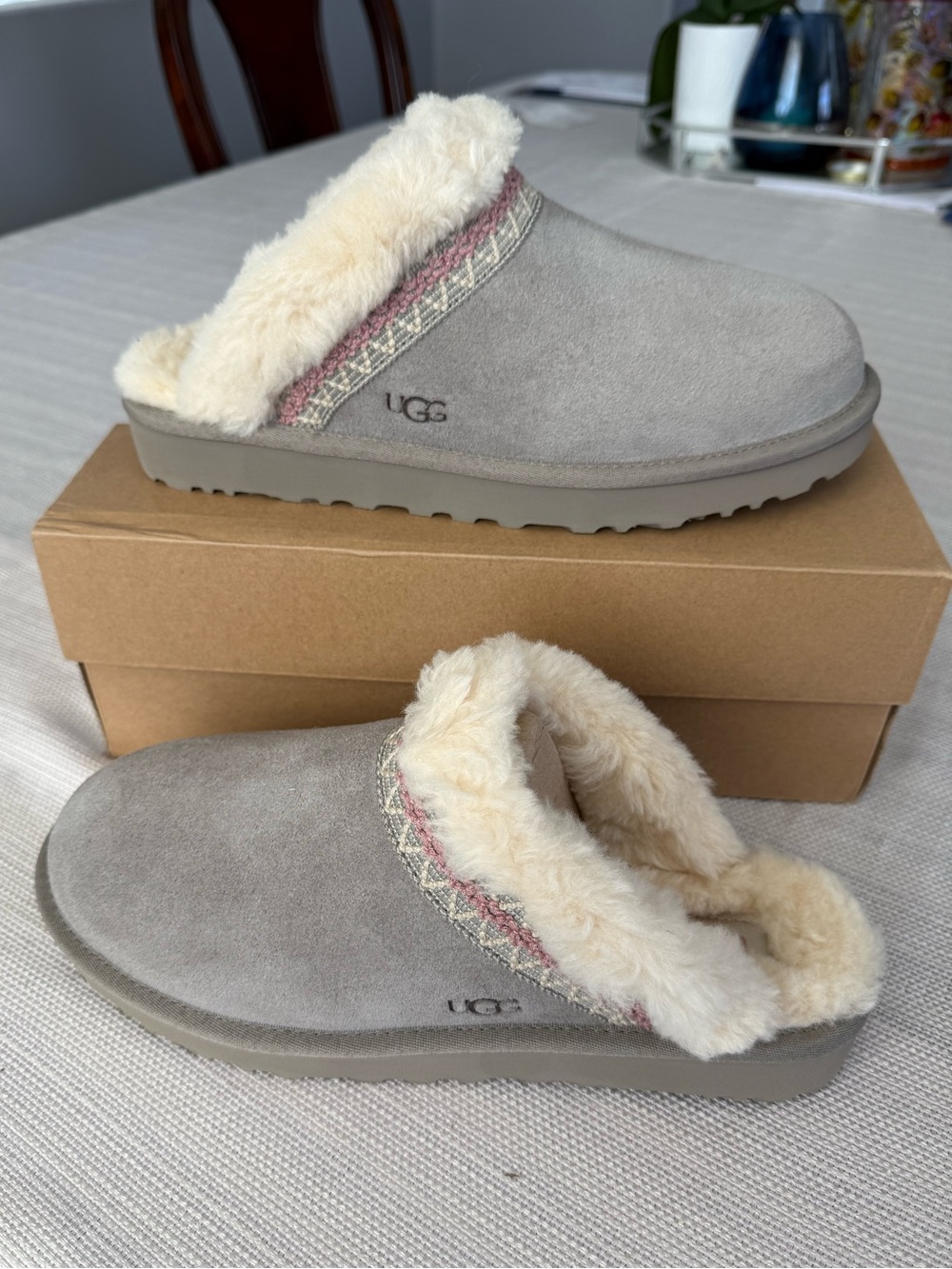 UGG SLIPPETTE TASLYN SUEDE SLIPPERS
